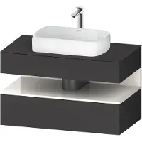 Duravit Waschtischunterschrank Qatego 100x55x60cm, w g/Gra m, Pl, 1 Schubkast.