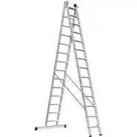 Euroline Premium 306 Mehrzweckleiter 2x14 Sprossen