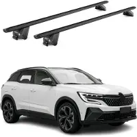Omac Dachträger Grundtäger für Renault Austral 2022-2025 100kg Alu Schwarz 2 tlg ABE