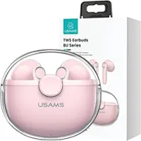 Usams Bluetooth-Kopfhörer 5.1 Tws Bu Serie Drahtlos Rosa/Pink Bhubu04