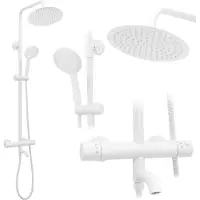 REA Thermostat Duschset Lungo White