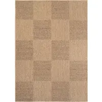 Carpetsale24 In- & Outdoor Teppich Wetterfest im natürlichen Jute-Look, ideal für Wohnzimmer, Küche, Terrasse & Balkon, Grösse: 280x370 cm