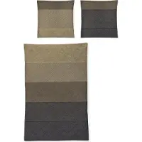 Irisette Fein-Biber Bettwäsche-Garnitur Enzo-8430 Größe 200x200+2x80x80 cm Farbe honig-40