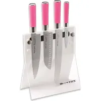 F. Dick Messerblock 4Knives "Pink Spirit" weiß