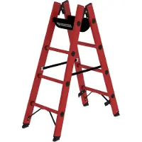 Proregal Sprossen-Stehleiter GFK 2x4 Sprossen