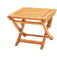 MTF ORLANDO Beistelltisch Gartentisch Garden Gartentisch Balkontisch Wetterfest 50,9 x 50,9 x 42,45 cm 75kg Belastbarkeit Balkon Garten Terrasse Tisch