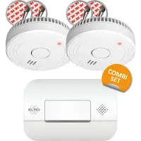 Elro FF1840 Brandschutzkit: 2 Rauchmelder & Kohlenmonoxid-Detektor für Sicherhei