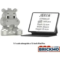 Jekca Bricks Blocky Hippo 01 ST19QML03