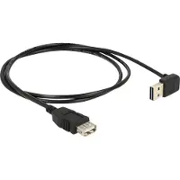 DeLOCK 1m, USB 2.0-A - USB 2.0-A, 1 m, USB A, USB A, USB 2.0, Männlich/Weiblich, Schwarz