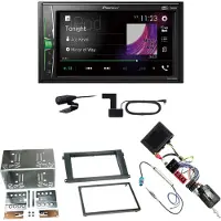 Pioneer DMH-A3300DAB USB Digitalradio Einbauset für Porsche Cayenne bis 2006