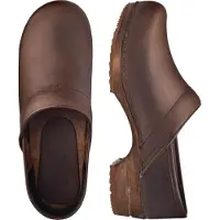 Sanita Clog Wood-Julie Closed für Damen - Antikbraun - 42