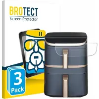 BROTECT 3x Schutzglas für Cosori Turbo Tower Pro Schutzfolie Panzer Folie Glas Display Schutz klar