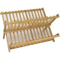 MPLCo Bambus Abtropffläche faltbar 40x33x25cm
