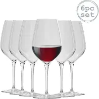 Bormioli Rocco Rocco Inalto Tre Sensi Große Weingläser Set - 550ml - Packung mit 6