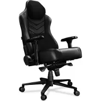 Yumisu Gaming Stuhl 2053 Magnetic Real Leather, Verstärkte Stahlkonstruktion, Höhenverstellbar - Bürostuhl Schreibtischstuhl PC-Stuhl