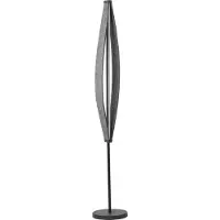 Osram LED Stehlampe Decor Flat Felt, alu / grau / zink, für Wohn- / Esszimmer, Aluminium, Modern, LED Stehlampe