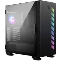 MSI MAG VAMPIRIC 300R, Midi Tower, PC, Schwarz, ATX, EATX, ITX, micro ATX, Gaming, Multi