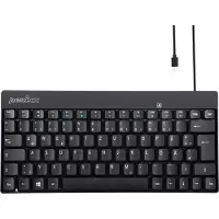 Perixx PERIBOARD-422 DE, Mini USB-C Tastatur kabelgebunden, schwarz