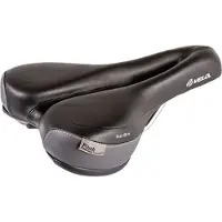 Velo Plush Deep Channel Herren-Fahrradsattel, schwarz/grau, 162x269 mm, 471 g...