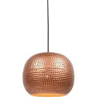 Urban Interiors Hängelampe Spike Kugel Ø27cm Kupfer