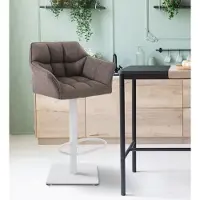 CLP Barhocker Damaso W Stoff grau
