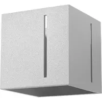 Sollux Wandleuchte PIXAR grau 1xG9 8W Aluminium 10x12x10cm