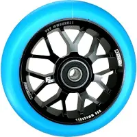 Fantic26 Spy7 Stunt-Scooter Rolle 110mm Abec11 Schwarz/PuTürkis