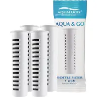 Aqualogis Filter für -Filterflasche – 4 Stück.
