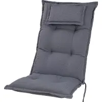 Kettler Auflage Hochlehner Rom 50089-51 grau meliert 123x50x9 cm KETTtex
