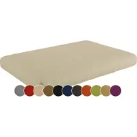 Sunnypillow Palettenkissen Outdoor, wasserdicht, UV-lichtecht - Sitzkissen 120x60x15 cm - Palettenauflage für Palettensofa für Haus und Garten - Palettenpolster für Palettenmöbel - Kissen Cremefarben
