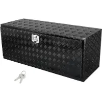 Vevor Truckbox Werkzeugbox, Unterboden-Anhängerbox, Werkzeugkasten 1524 x 610 x 610 mm Pickup-Aufbewahrungsbox, Aluminiumlegierung, 50 kg belastbarer Werkzeugkasten, abschließbare Aufbewahrungsbox