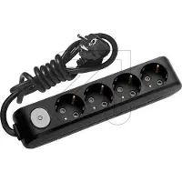 Panasonic 4-fa.Steckdosenleiste 1,5m schw.m.Schalt WLTA04412BL-EU1