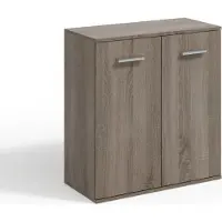 Masseno Kommode GIACOMO IV 75 cm Sideboard mit 2 Türen für Wohnzimmer Schlafzimmer Modern 75x33x85 cm Trüffeleichefarben / Trüffeleichefarben