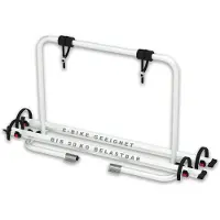 CAGO Deichsel-Fahrradträger für 2 Fahrräder E-Bike bis 50kg belastbar Caravan ECO Wohnwagen