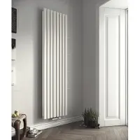 Ximax Raumheizkörper Vertikal Heizkörper doppellagig Mittelanschluss Paneelprofil oval Fortuna Duplex Weiss Höhe 1800 mm, Breite 584 mm