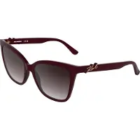 Karl Lagerfeld KL6223S Damen-Sonnenbrille Vollrand Eckig Kunststoff-Gestell, rot