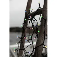Best Season LED-Lichterkette, 80tlg. Farbe bunt, outdoor, mit Trafo, Kabel:schwarz, 498-21