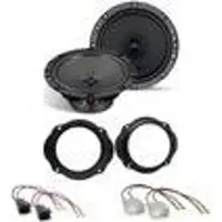 Axton ATX165 Koaxial Lautsprecher Einbauset für Ford Fiesta MK6 Facelift vorne