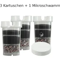 Acala Halbjahrespaket mit Mikroschwamm für AcalaQuell Kannen Wasserfilter Swing, Sunny, Wassetto, One