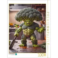 CALVENDO Puzzle Der Brokkoli Schlächter | 1000 Teile Lege-Größe 64x48cm Foto-Puzzle für glückliche Stunden