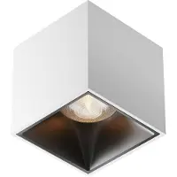 Maytoni LED Deckenlampe Alfa weißes Aluminium- und Kunststoffdesign für Küche, Schlafzimmer, Wohnzimmer, Esszimmer oder Lobby