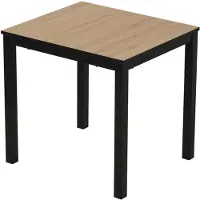 Trisens Ausziehtisch 80–120 cm | Esstisch für 4–6 Personen modern Küche & Esszimmer Holz-Design Farbe: Buche