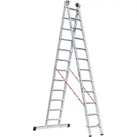 Euroline Premium 306 Mehrzweckleiter 2x12 Sprossen
