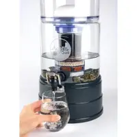Acala AcalaQuell Mini- anthrazit mit Glastank in Kristallklar