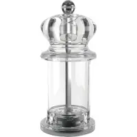 Gastronoble Olympia Pfeffermühle | Acryl | 13,5cm Geeignet für Salz und Pfeffer | 10 Mühlen