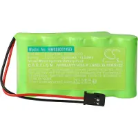 VHBW Akku kompatibel mit Futaba 10J, 14SG, 4PKS, 4PL, 6J, 8J Transmitter (2000 mAh, 6 V, NiMH)
