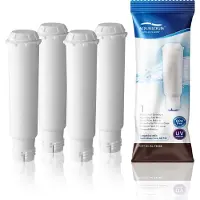 Aqualogis Wasserfilterset für Espressomaschine AL-TES46 4pk - Kompatibel mit KRUPS MELITTA BOSCH SIEMENS NIVONA AEG -Wasserfilter Kaffeevollautomat