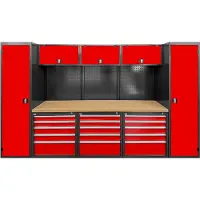 Paulimot Schrankwand 3.175 x 630 x 2.100 mm (B x T x H)