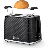 Eldom Toaster To280c Brötchenaufsatz 7 Stufen, erwärmt, für Toasts