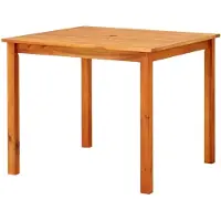 Markenlos Gartentisch 88x88x74 cm aus massivem Akazienholz